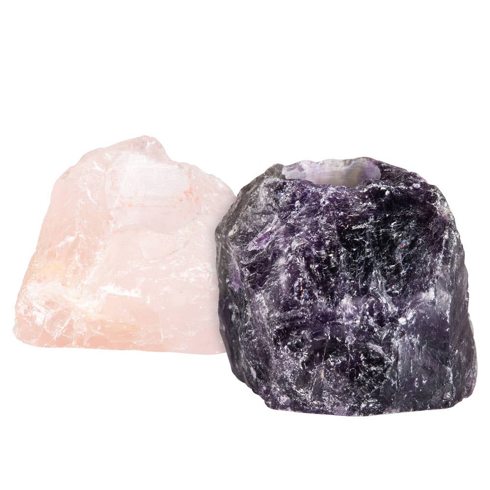 1/2 INCH GEMSTONE CANDLE HOLDER