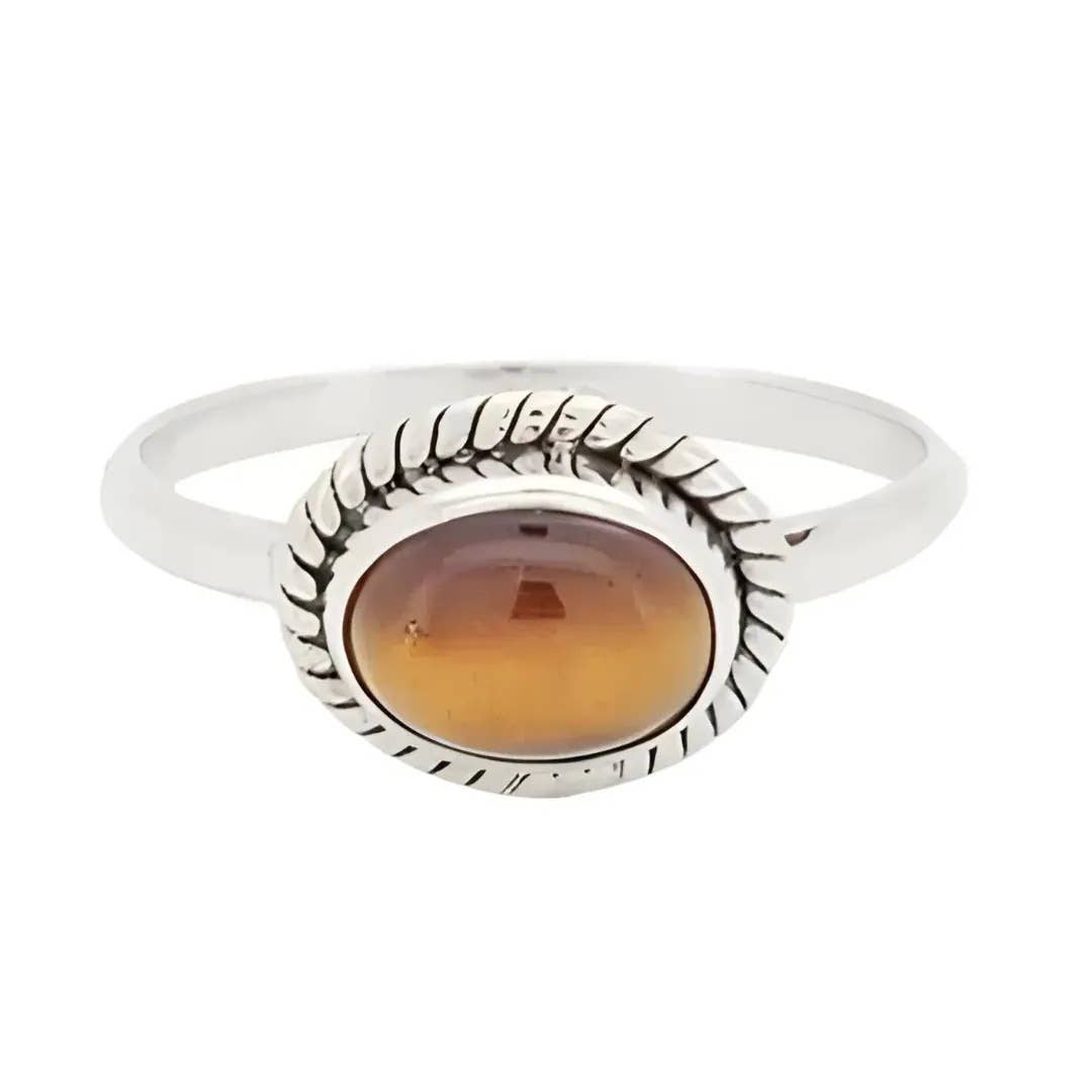 Tiger Eye Sterling Silver Ring