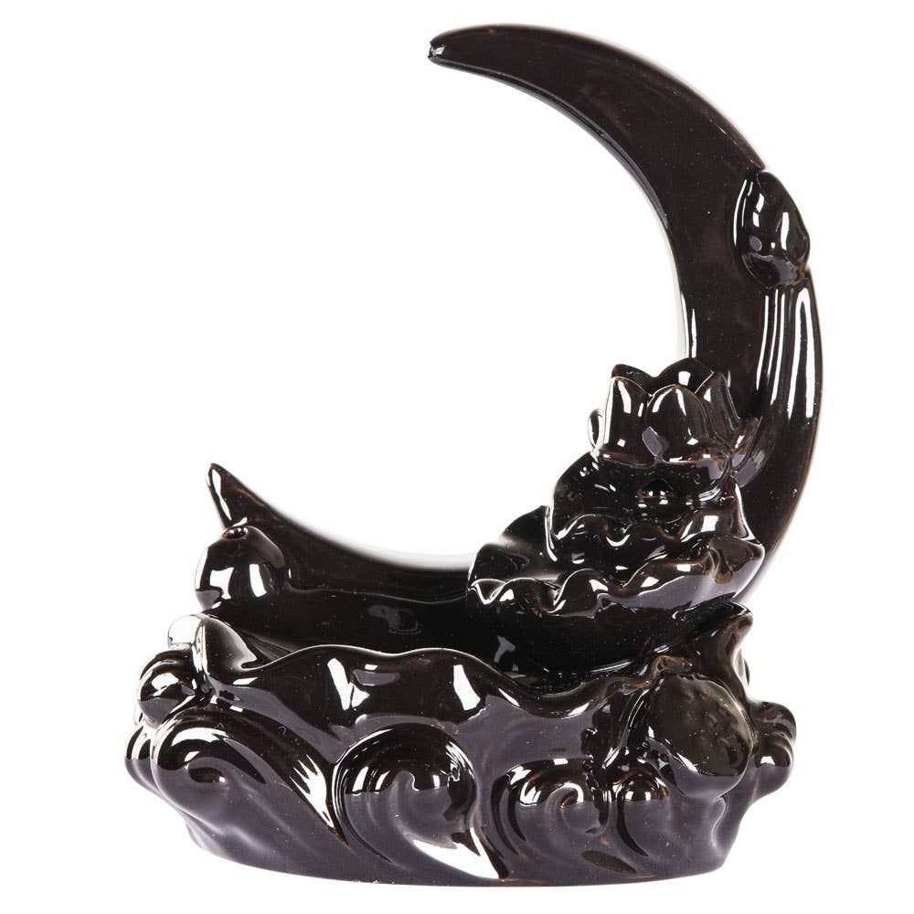 MOON WITH WATERFALL BACKFLOW CONE BURNER