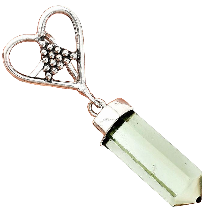 Prasiolite (green amethyst) Sterling Silver Pendant