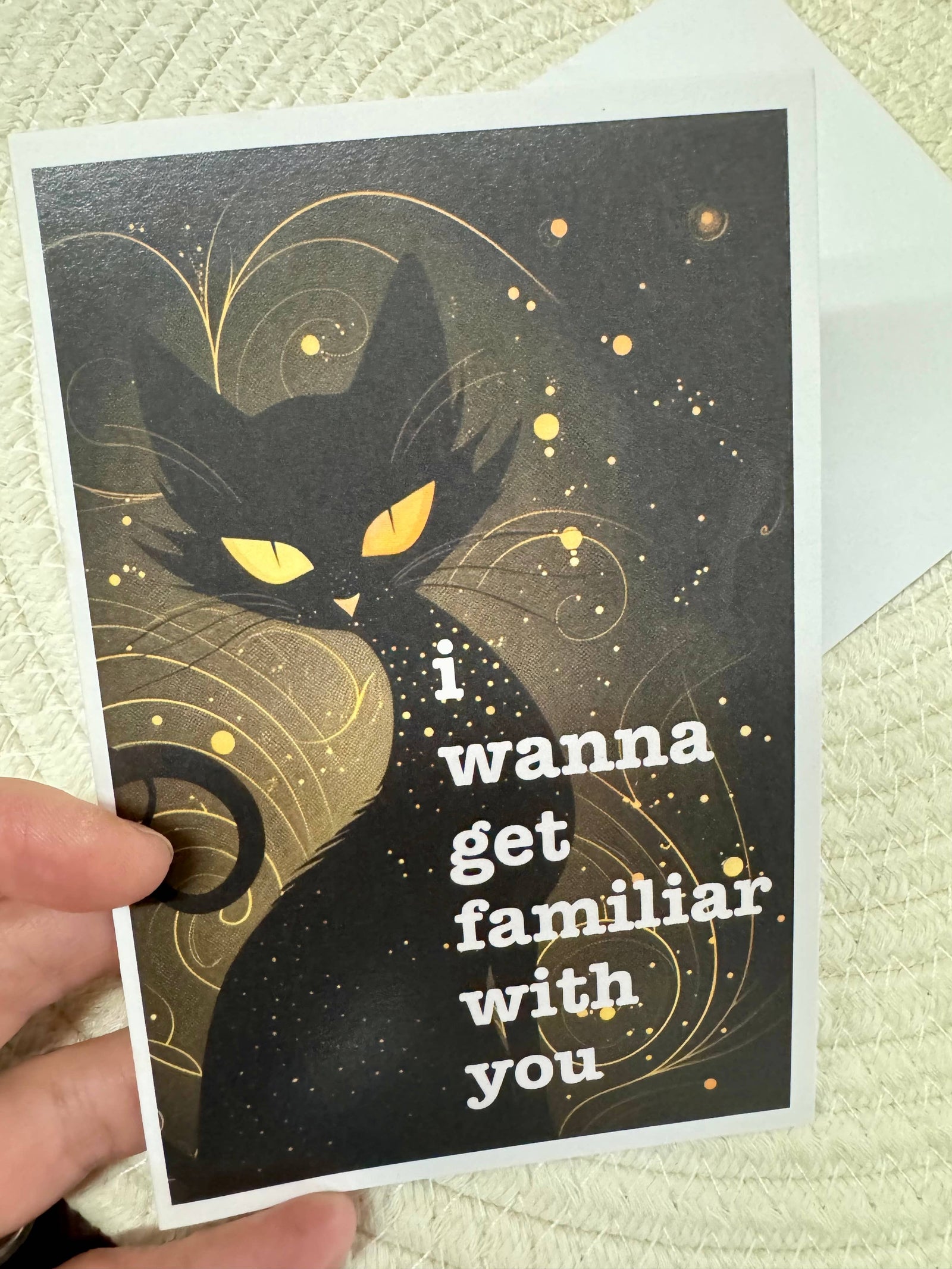 “I Wanna Get Familiar With You” Greeting Card
