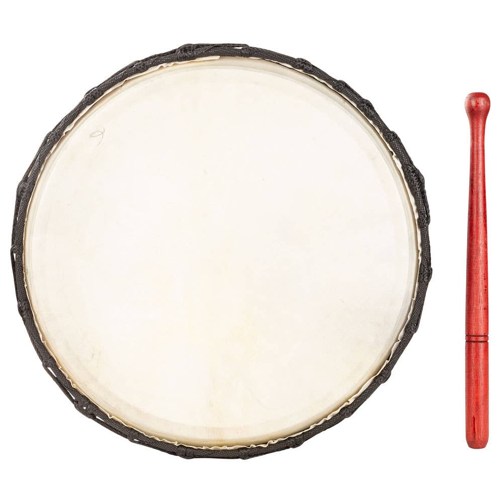 12" Ceremonial Drum With Drumstick