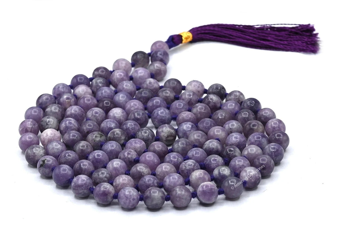 Lepidolite Mala