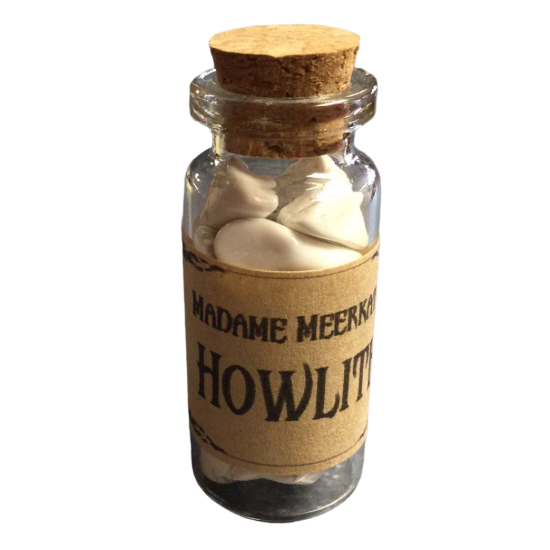Howlite Crystal Chips in Bottle