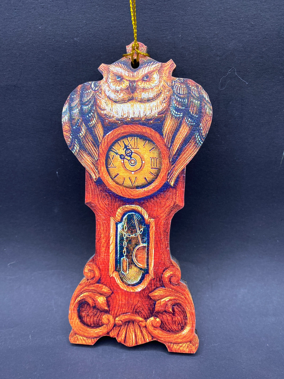 Wooden Halloween Ornament Large