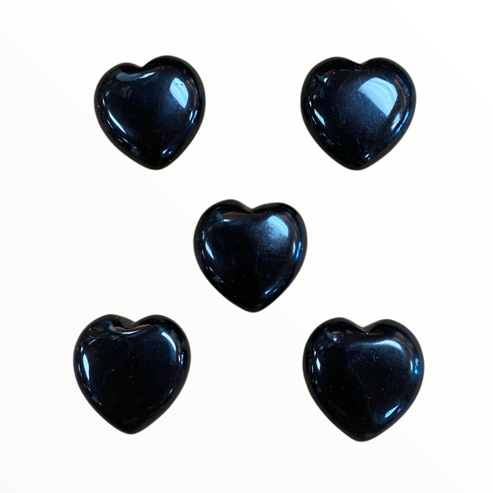 Black Obsidian Crystal Heart
