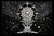 Yoga Skeleton Tapestry Black & White 82x55
