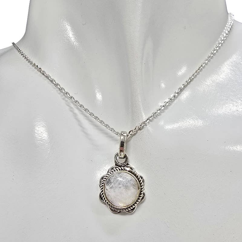 Moonstone Sterling Silver Pendant