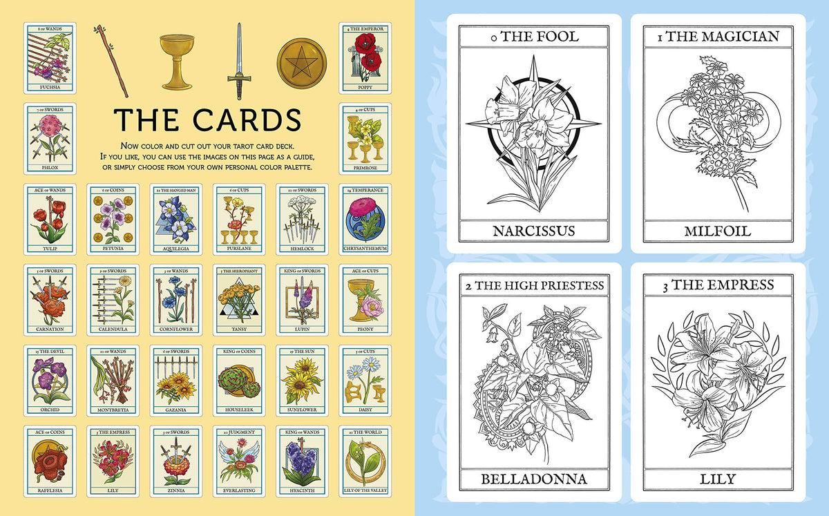 Create Your Own Flower Tarot Pack