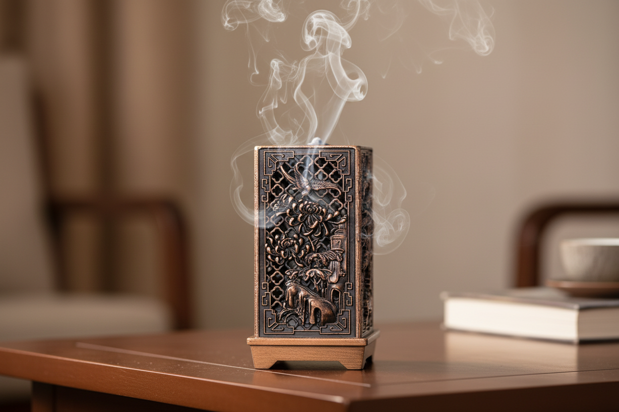 Metal Lantern Cone Incense Burner