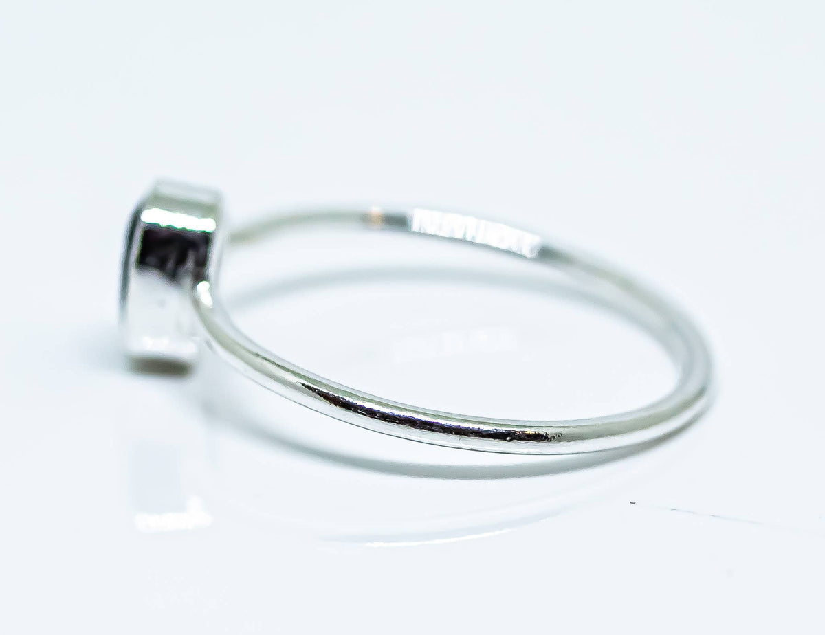 Blue Sapphire Ring Sterling Silver