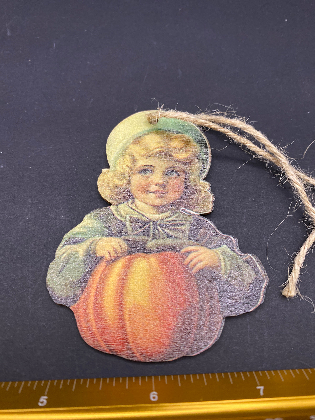 Creepy Children Wooden Ornament