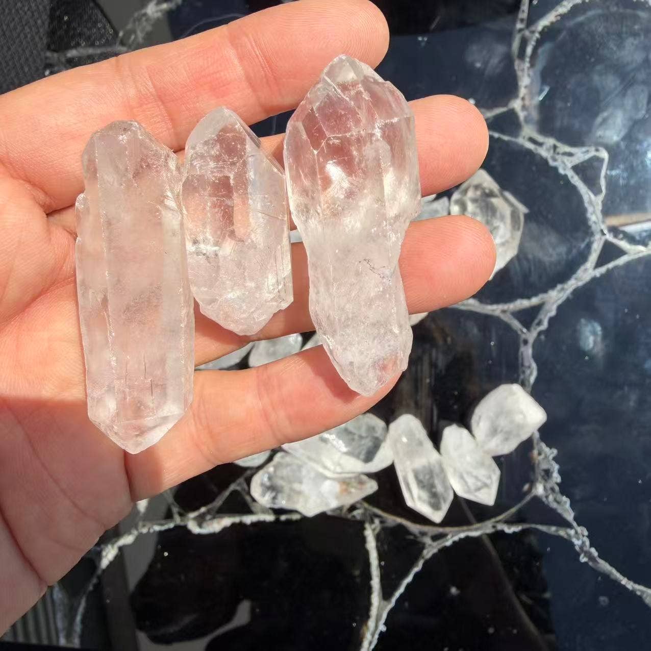 Clear Quartz Points Rough