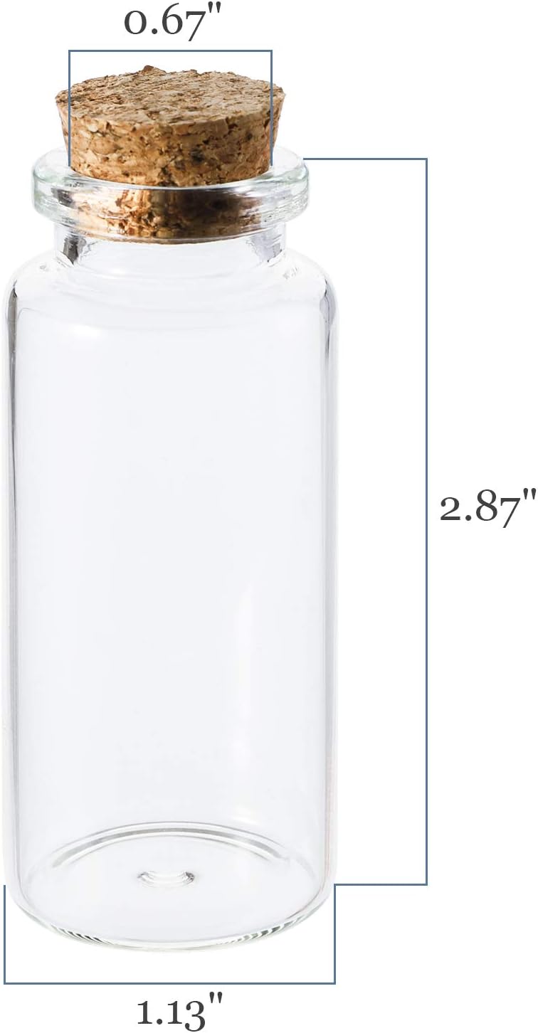 Glass Bottles with Cork Top