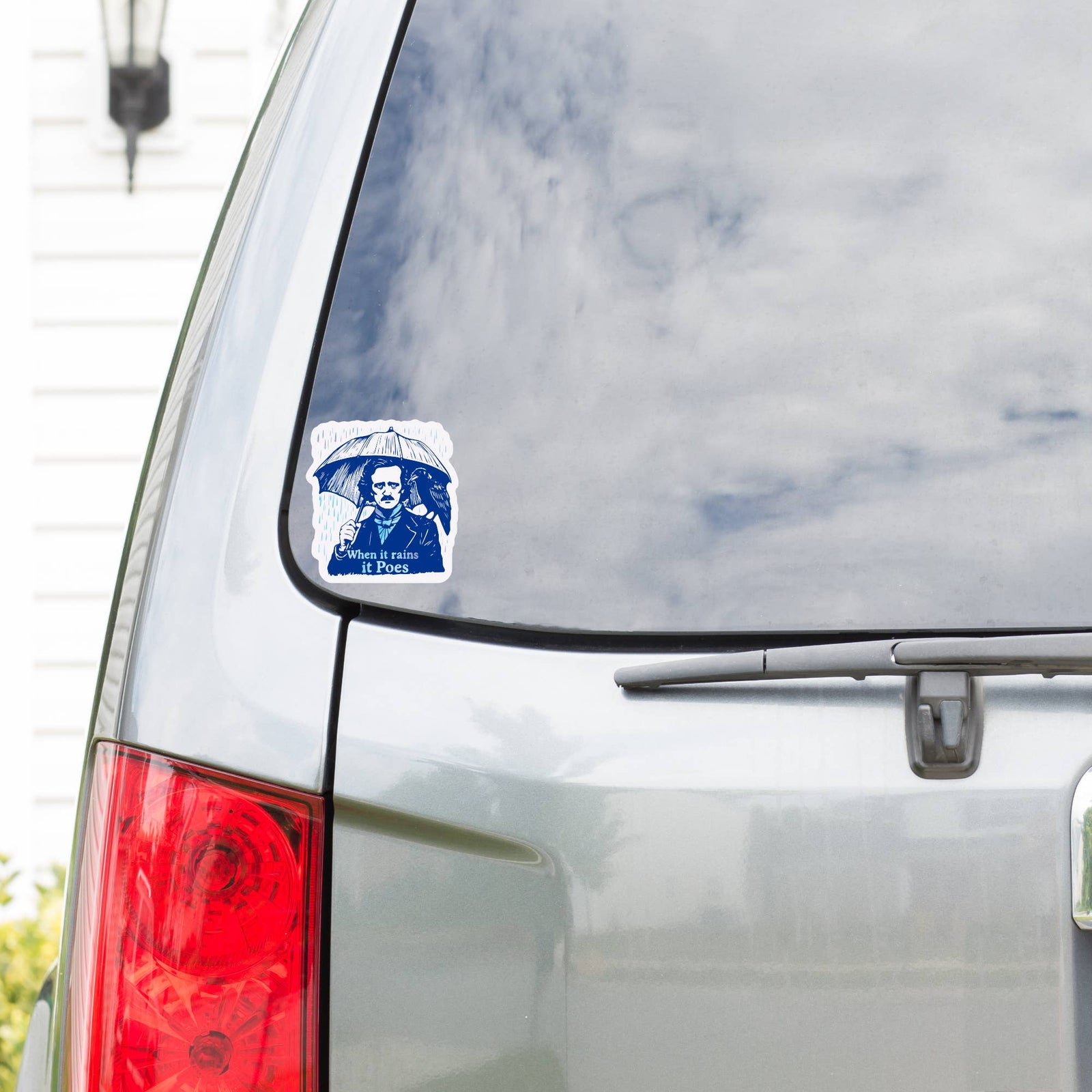 Edgar Allen Poe High Quality Vinyl Sticker