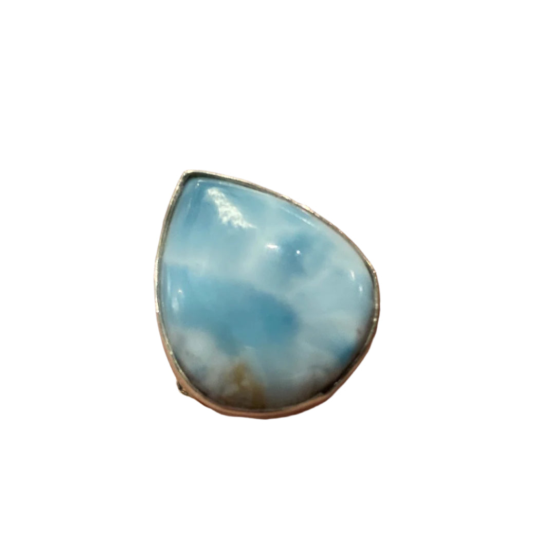 Larimar Adjustable Sterling Silver Ring - Charles Albert