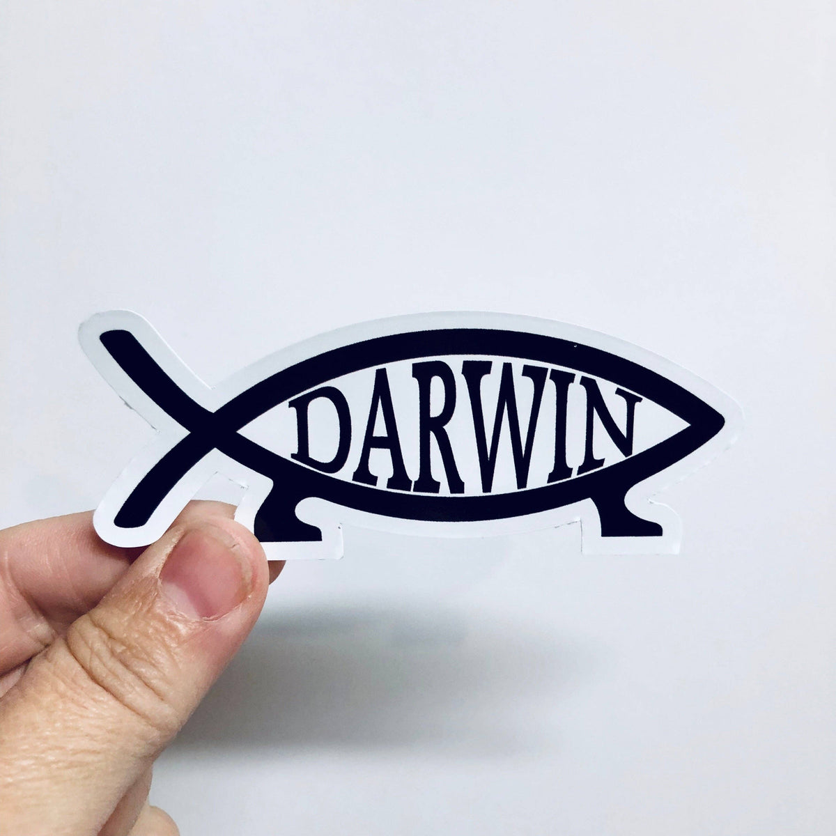 Darwin fish sticker