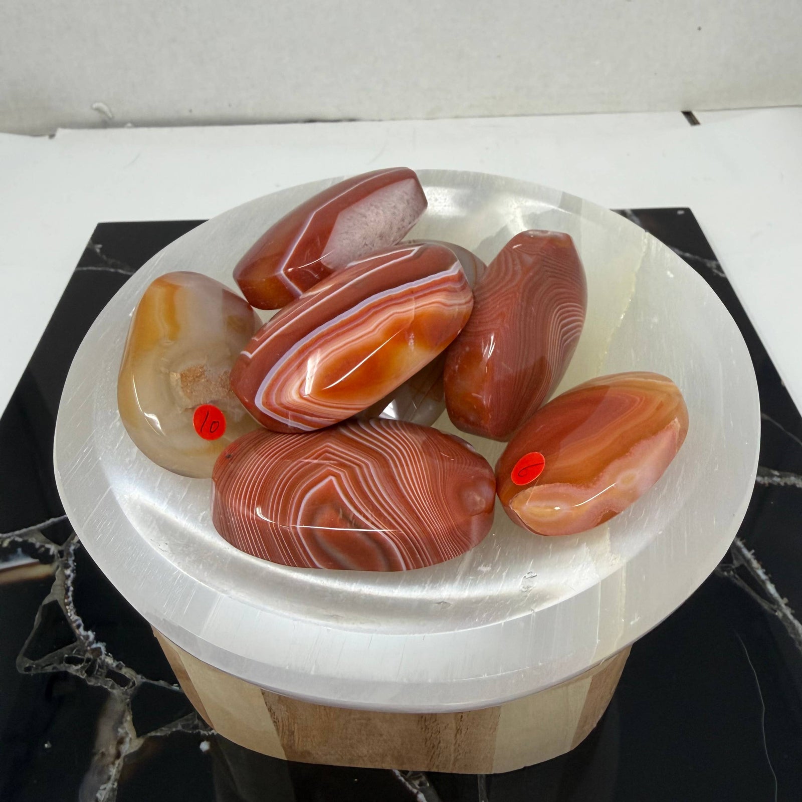 Carnelian Palm Stone