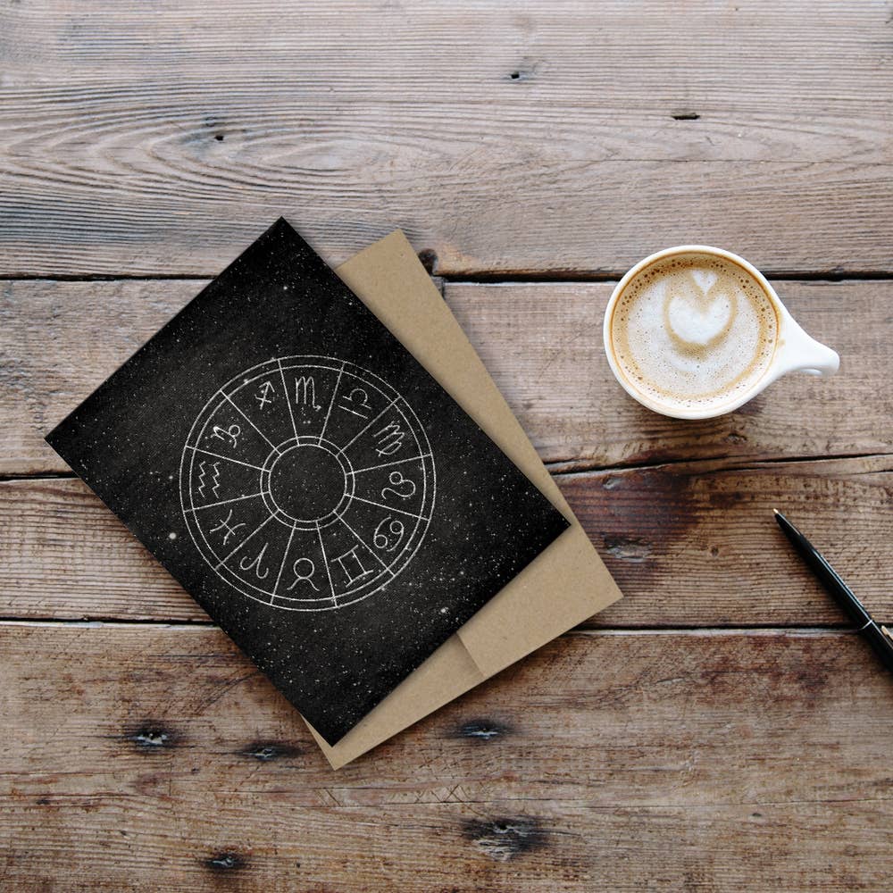 Horoscope Wheel Card