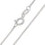 Italian 1mm Sterling Silver Box Link Chain Necklace