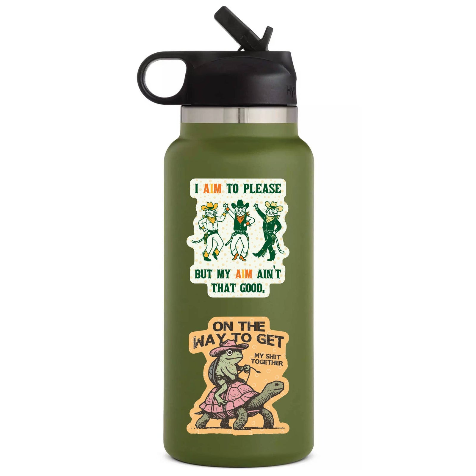 Cowboy Kitties High Quality Vinyl Sticker