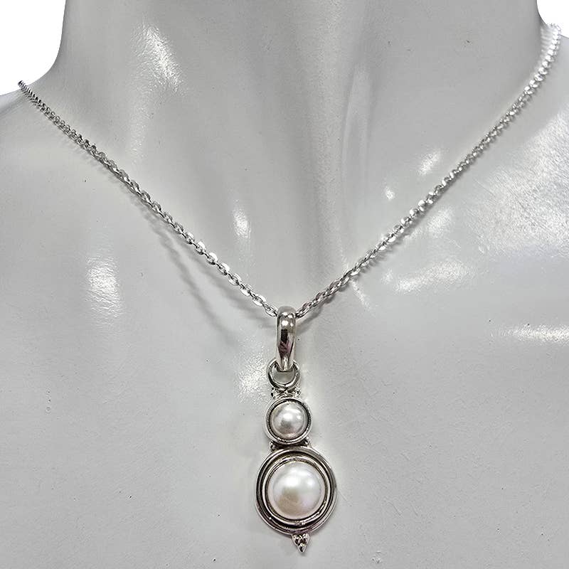 Pearl Sterling Silver Pendant