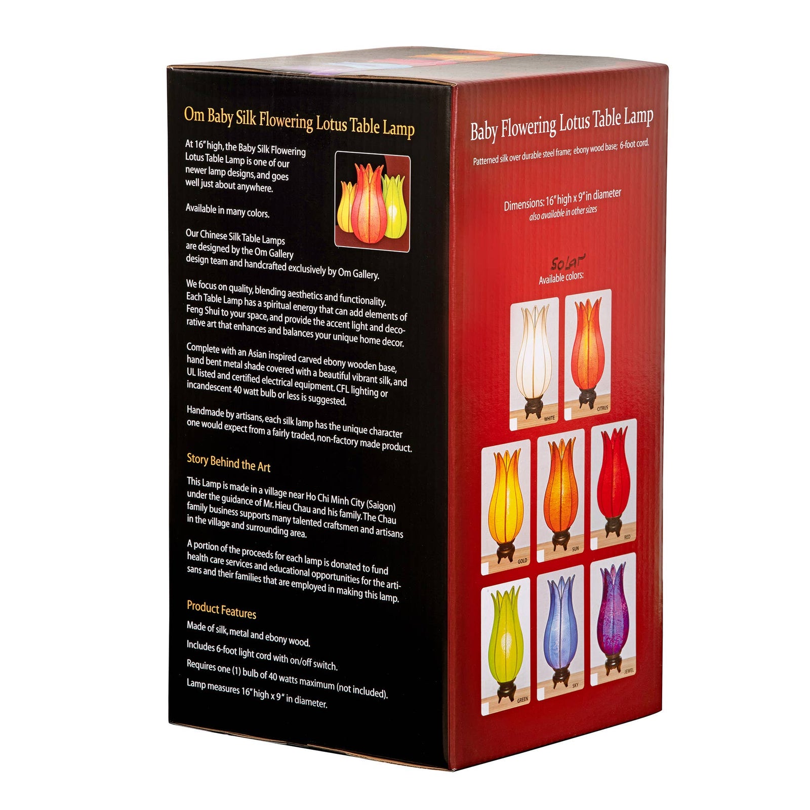 Baby Flowering Lotus Lamp - Sky