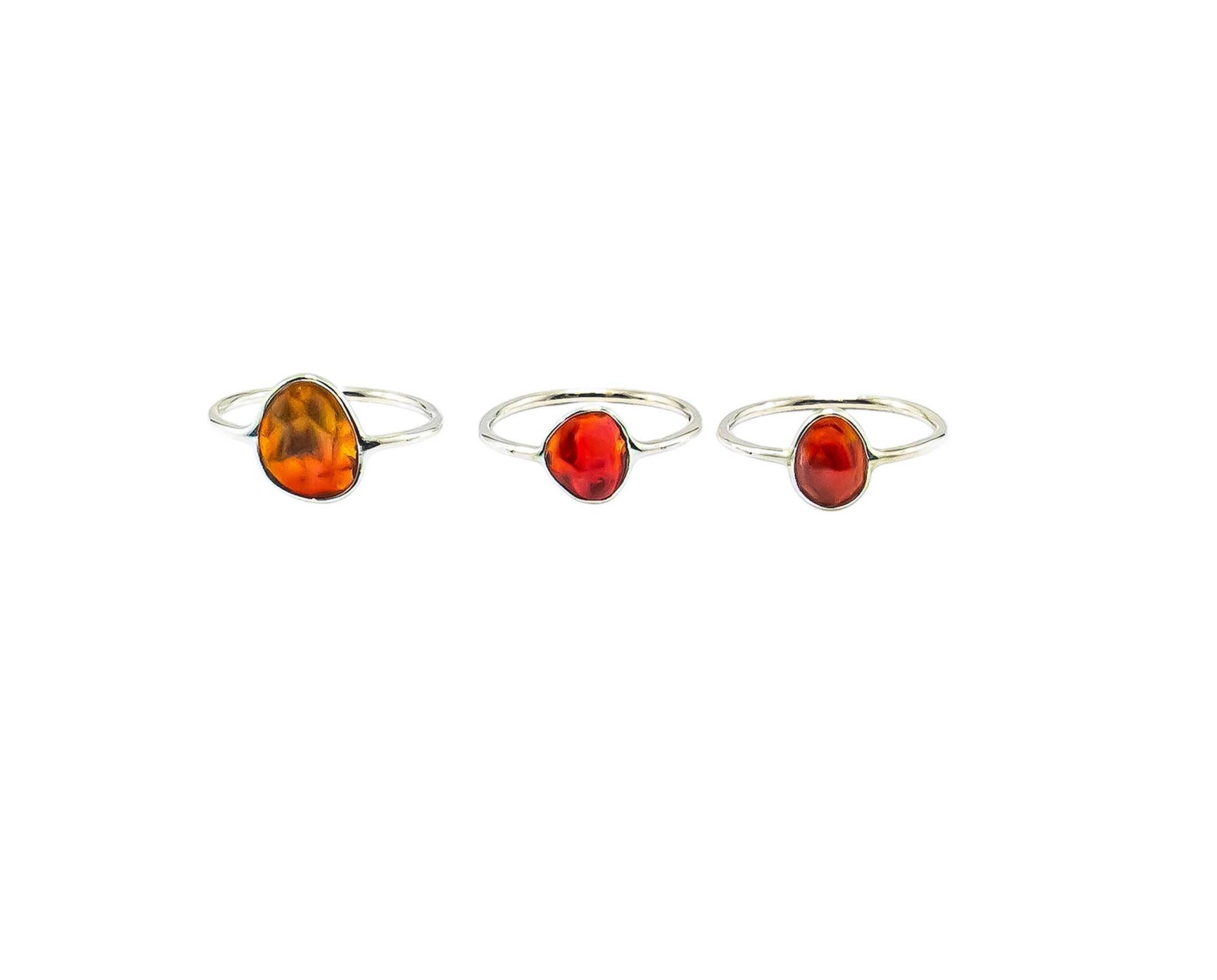 Opal Abstract Ring Sterling Silver 925