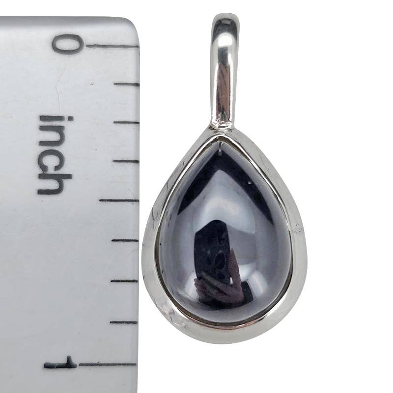 Black Onyx Sterling Silver Pendant