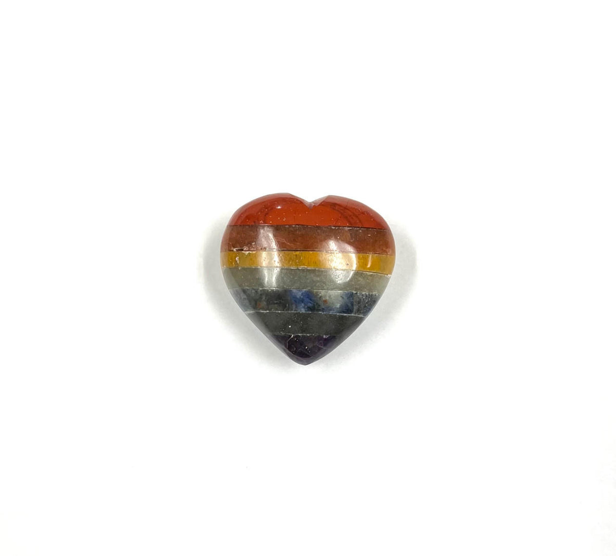 7 Chakras Stone Heart