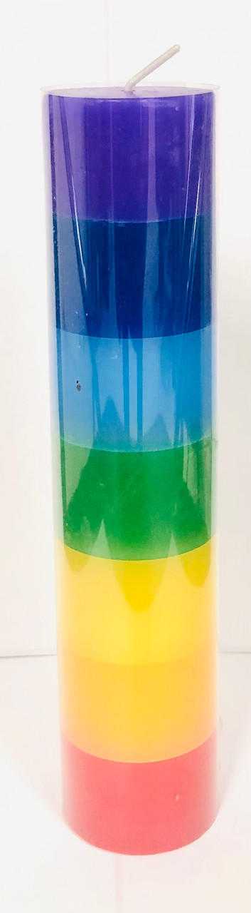 7" Chakra Pillar Candle