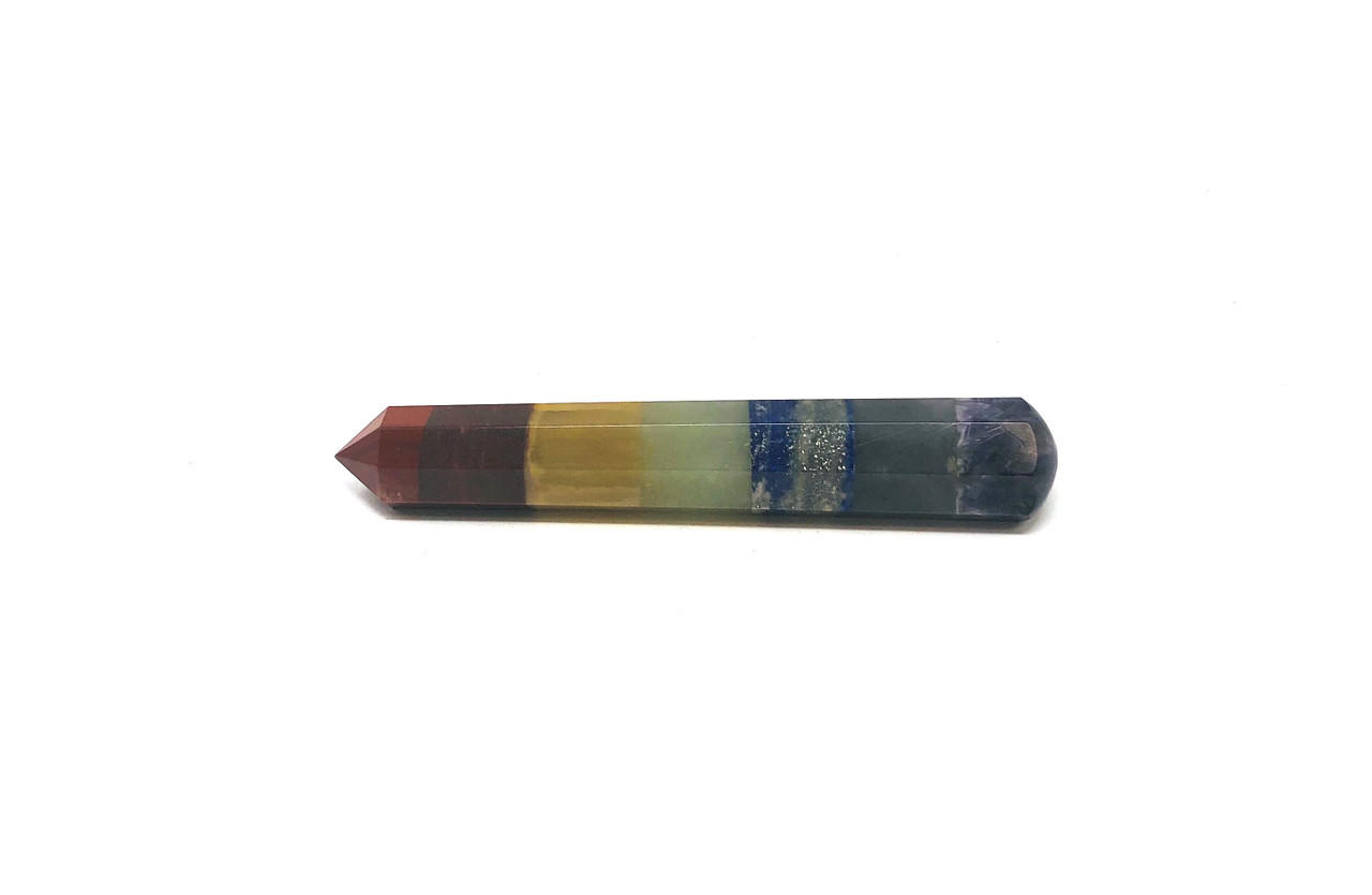 7 Chakras Stone Wand