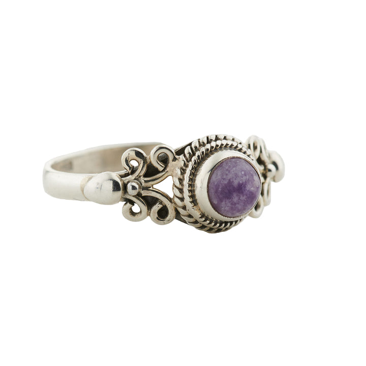 Lepidolite Eden Sterling Silver Ring