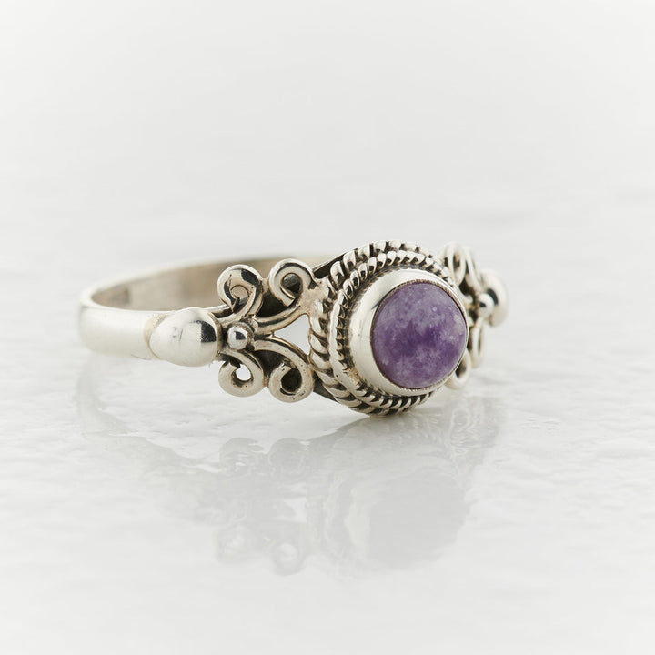 Lepidolite Eden Sterling Silver Ring
