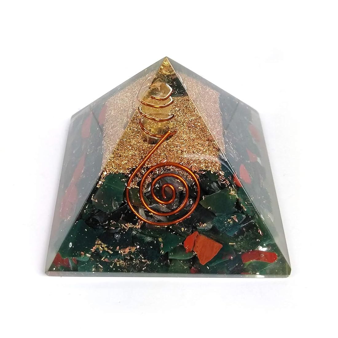 Orgone Energy Pyramid Bloodstone
