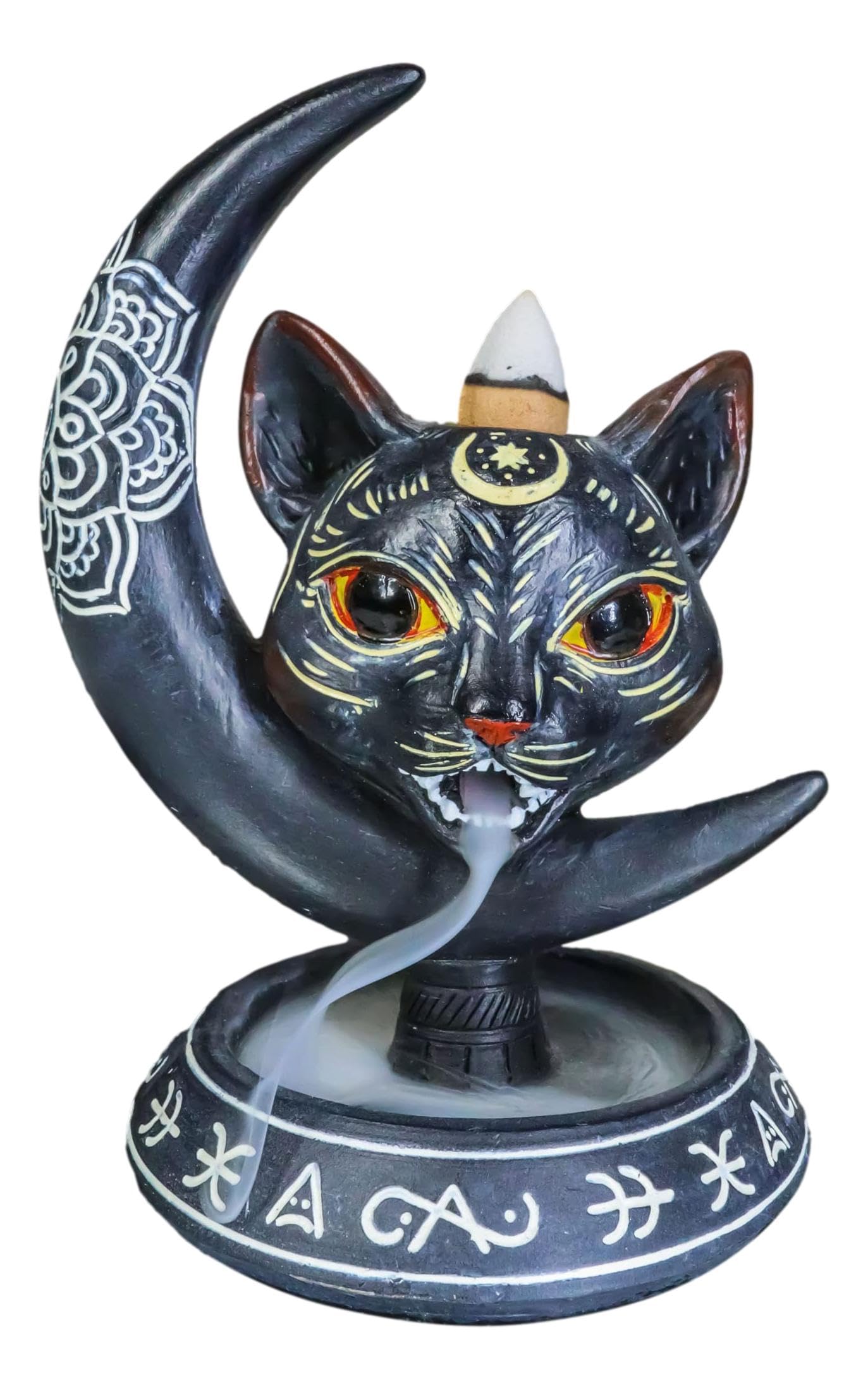 Black Cat and Moon Backflow burner