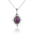 Sterling Silver Filigree Art Mojave Turquoise Gemstone Oval Pendant