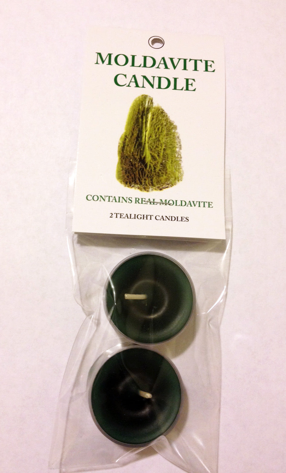 Moldavite Tea Lights