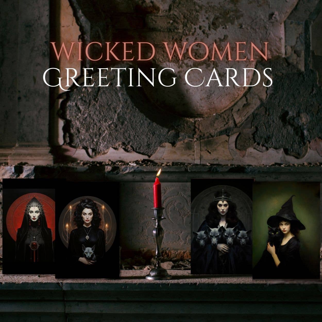 Wicked Women Greeting Cards