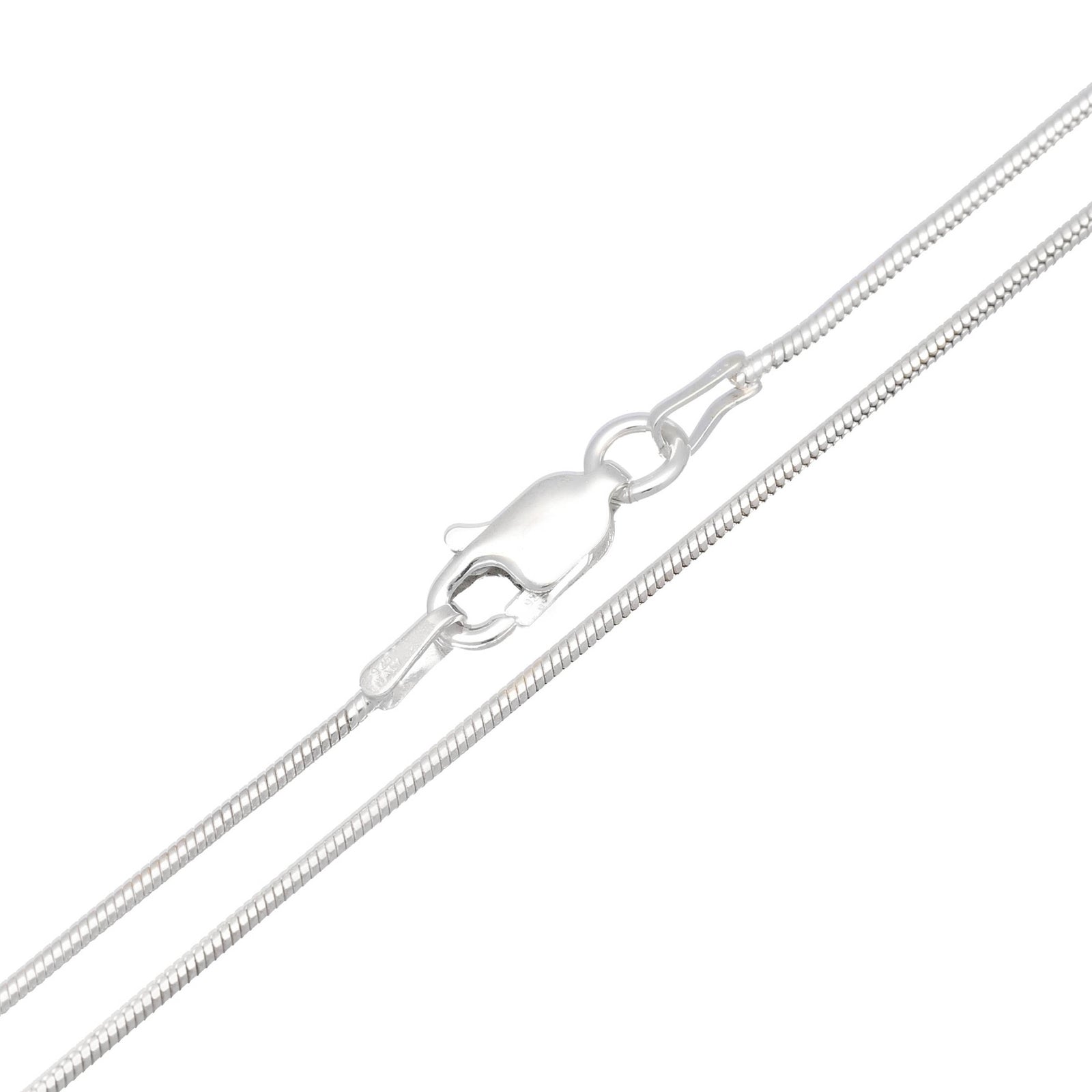 20" Sterling Silver Italian Snake Chain Necklace