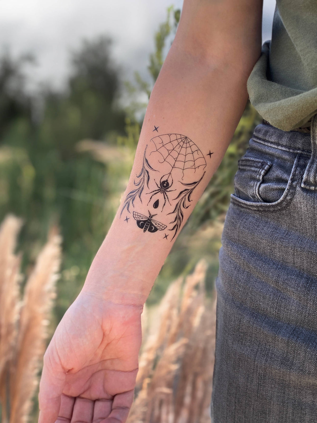 Widow &amp; Willow Temporary Tattoo