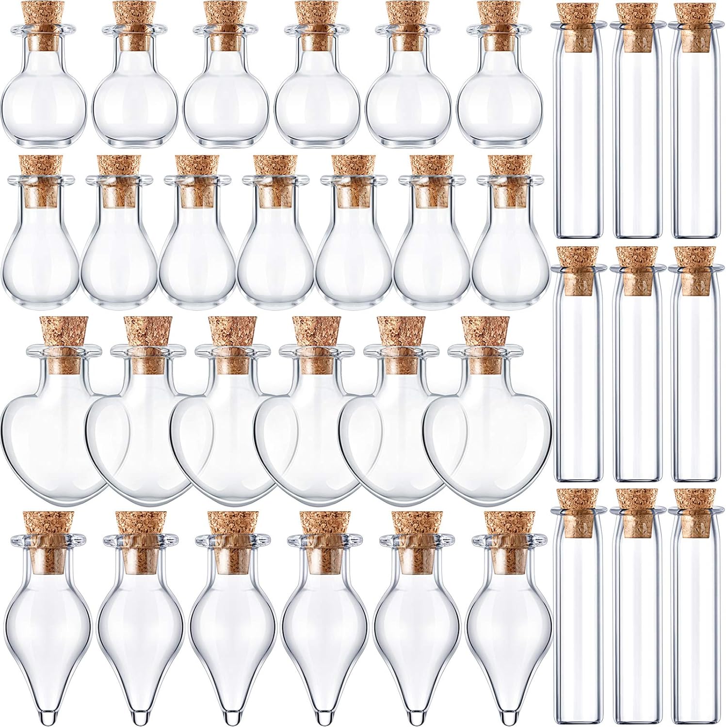 Glass Bottles with Cork Top