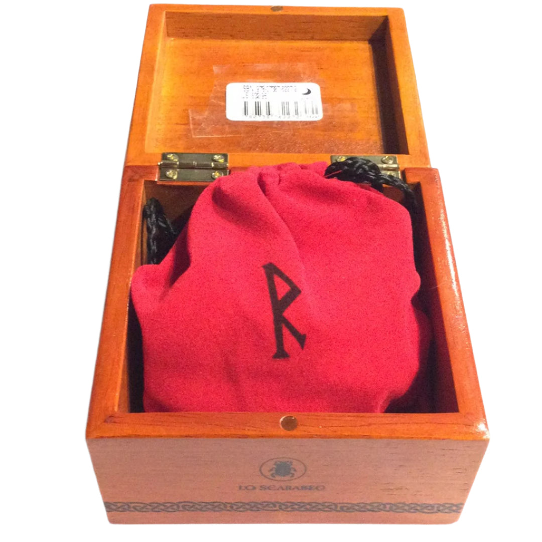 Wooden Runes in Wood Box