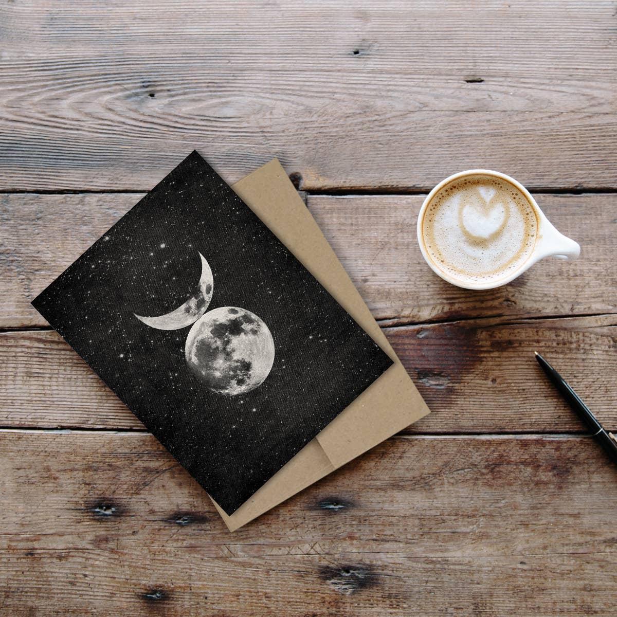 Horned Moon Card