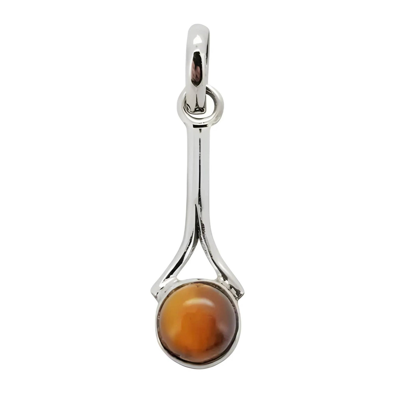 Tiger Eye Sterling Silver Pendant