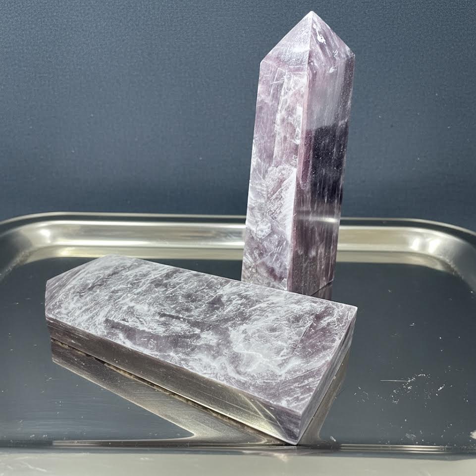 Lepidolite Mica Wafer Thin Tower