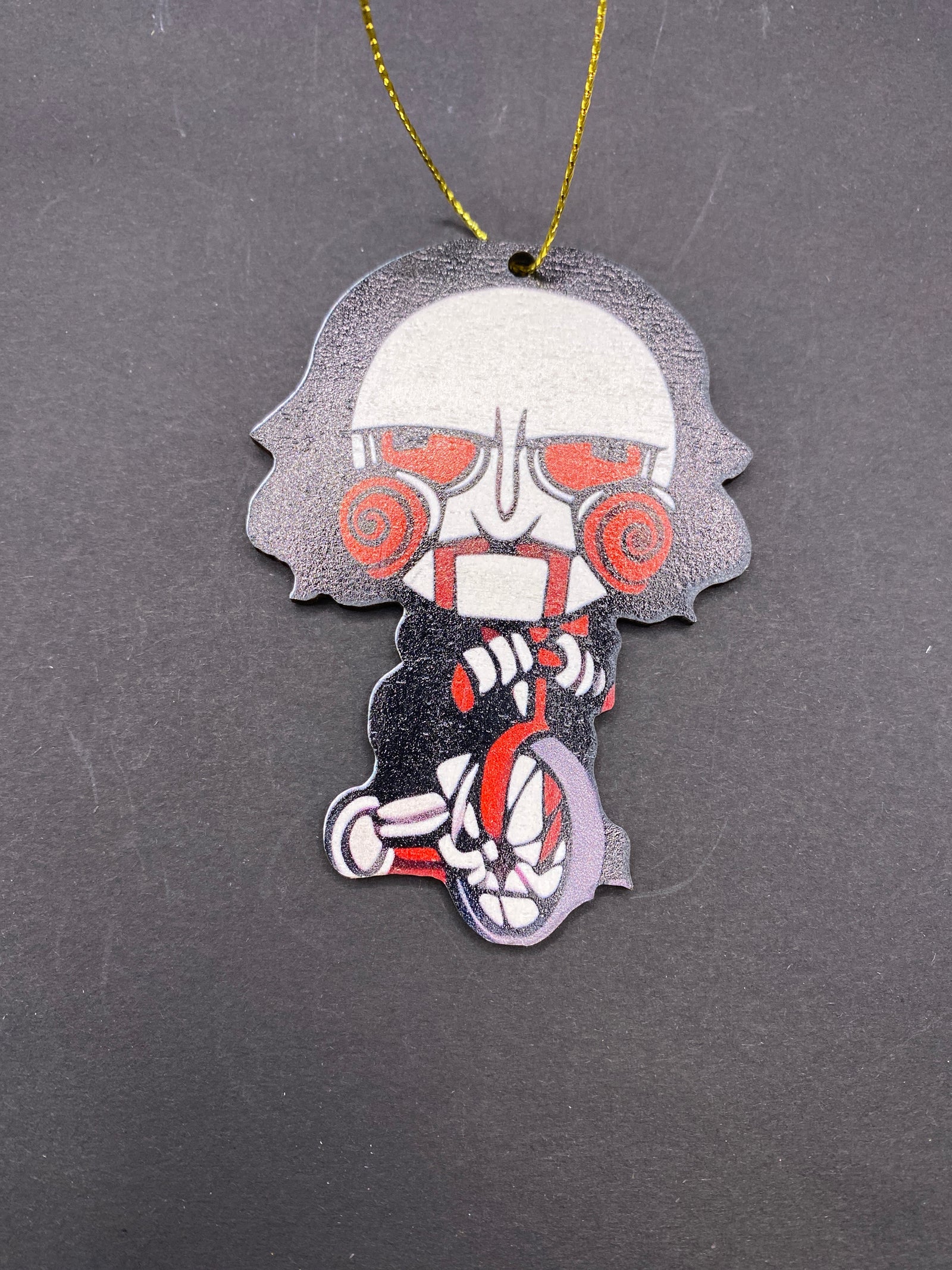 Wooden Horror Icon Ornament