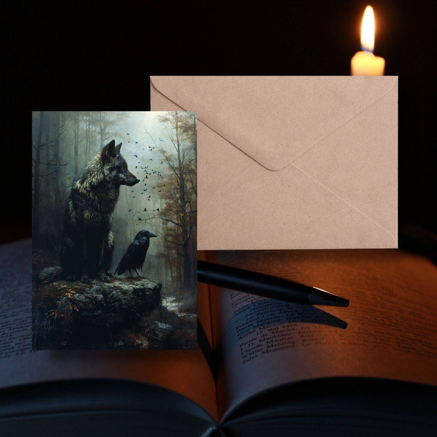 Witch Familiar Greeting Cards