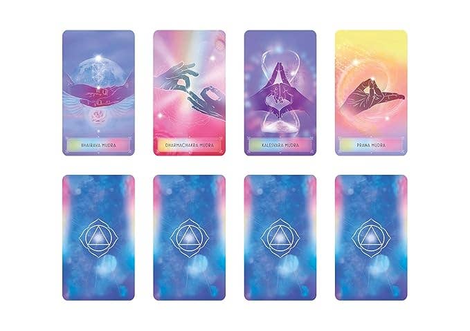 Yoga Mudra Oracle Book & Card Deck: Includes 44 Cards