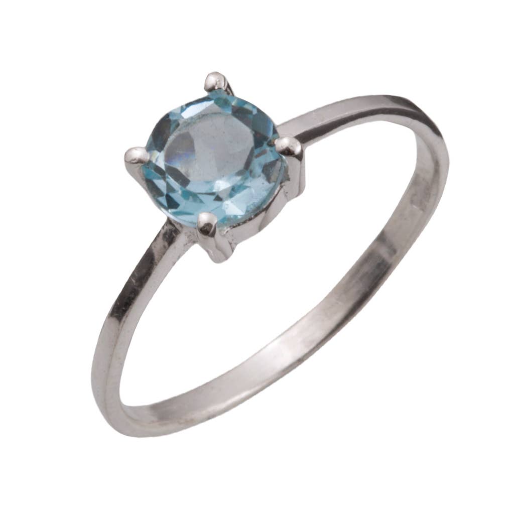 Day Dreamer Blue Topaz Sterling Ring